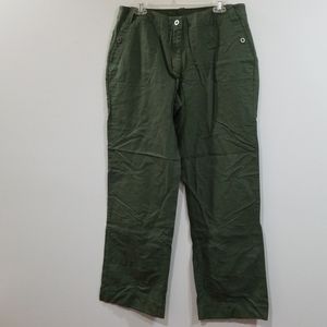 George women's olive green size16 boot cut pants